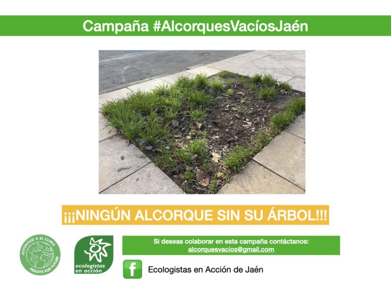Campaña #AlcorquesVacíos