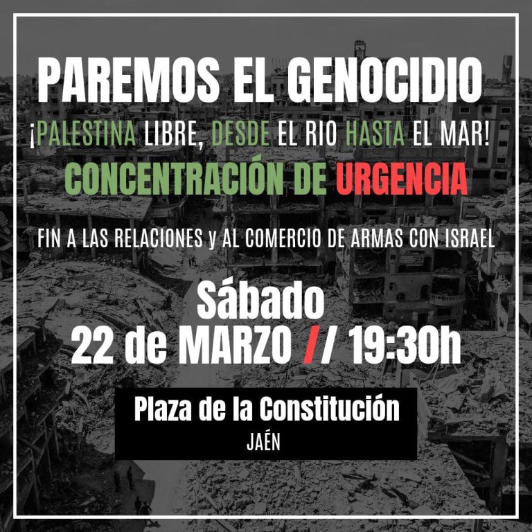 PAREMOS EL GENOCIDIO