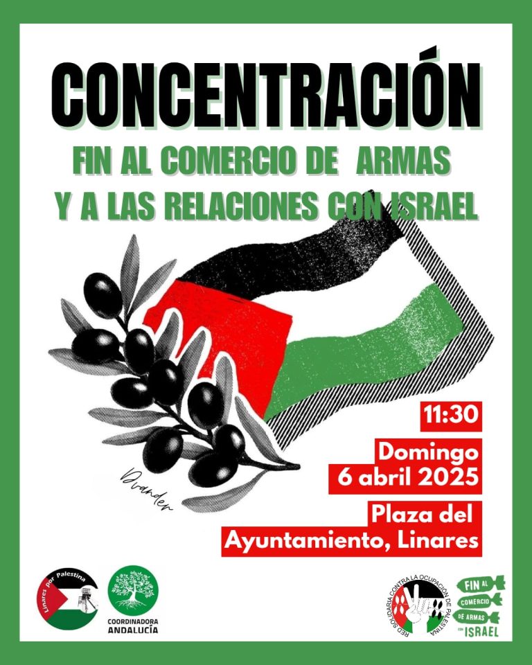 Por el fin del comercio de armas y las relaciones con Israel