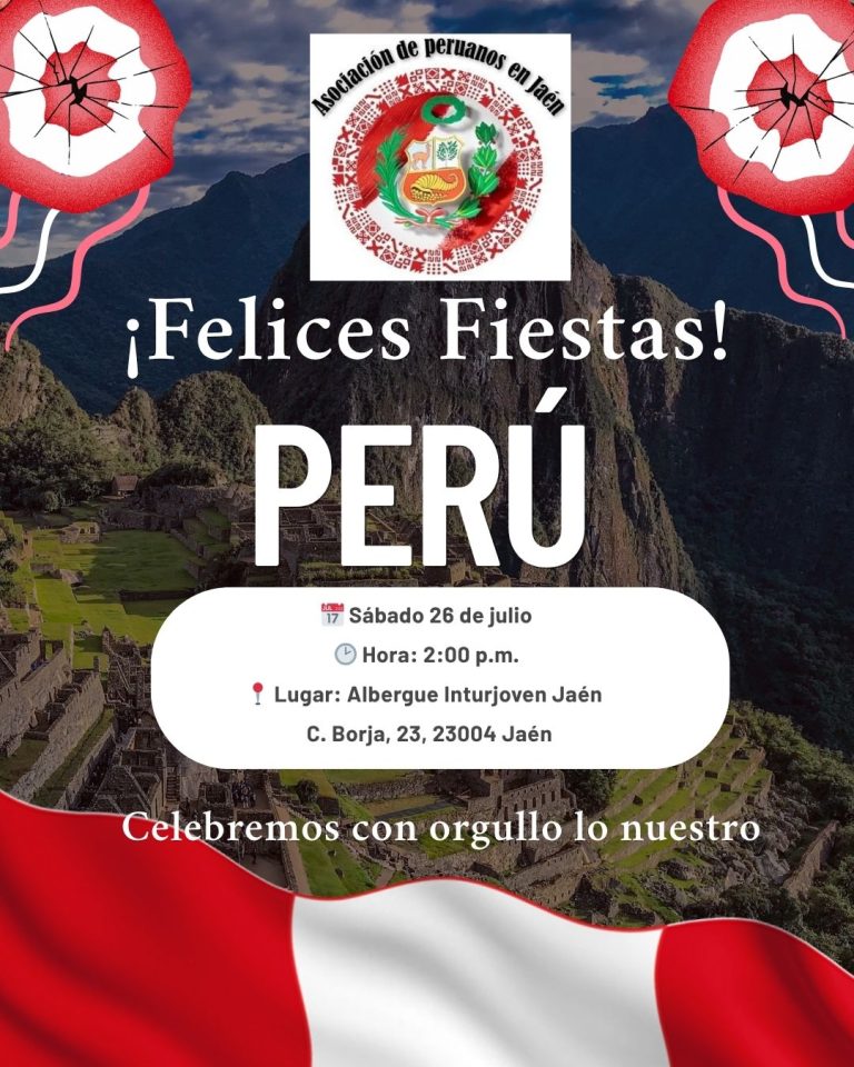 Fiestas de la Asociación de Peruanos en Jaén