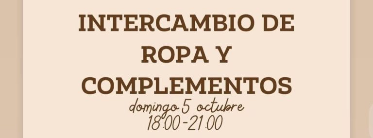 Intercambio de ropa y complementos
