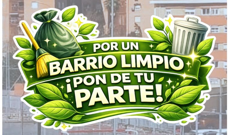 Por un barrio limpio, pon de tu parte