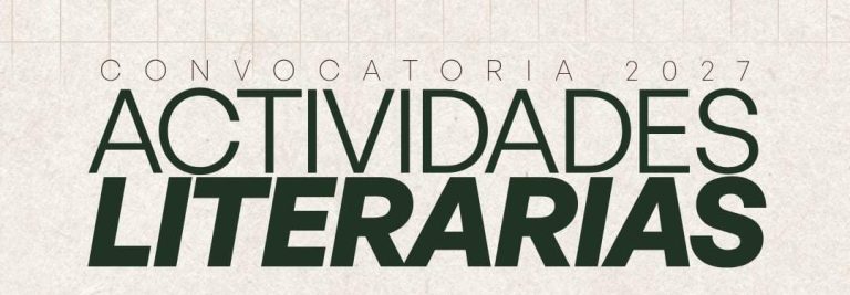 Convocatoria actividades literarias