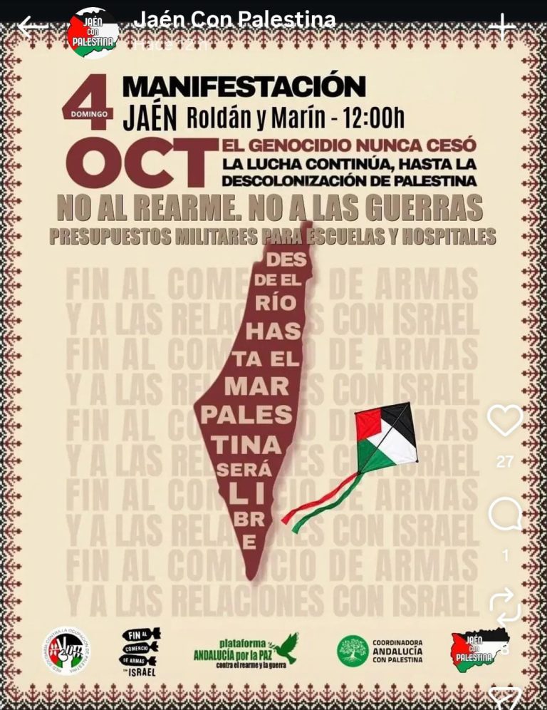 Manifestación por Palestina
