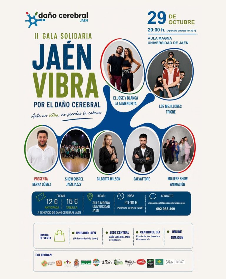 II Gala Solidaria Jaén Vibra por el Daño Cerebral