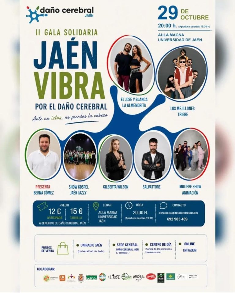 II Gala Solidaria Jaén Vibra por el Daño Cerebral